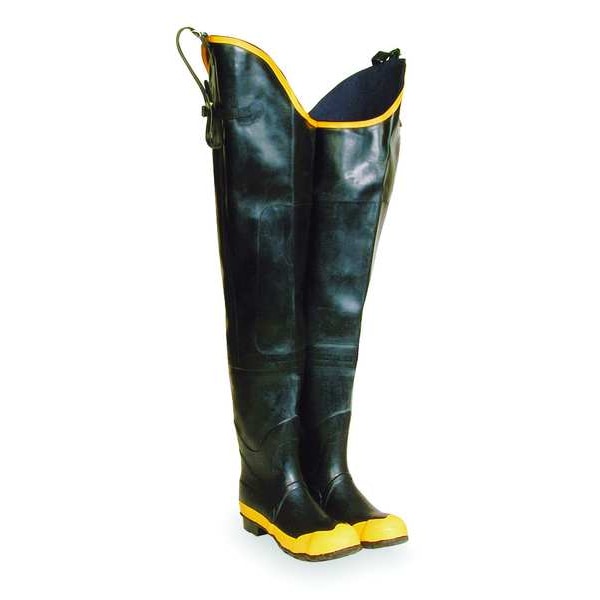 Zoro Select Men's Hip Wader, Steel Toe, Black/Yellow, 12 (Formerly Talon Trax) - 5T258