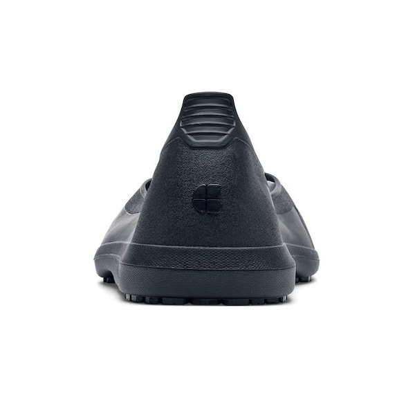 Shoes For Crews Overshoes, Plain Toe, Rubber, 2 in Height, Pull On Closure, SFC Mighty Grip Sole, Black, M - 50-M