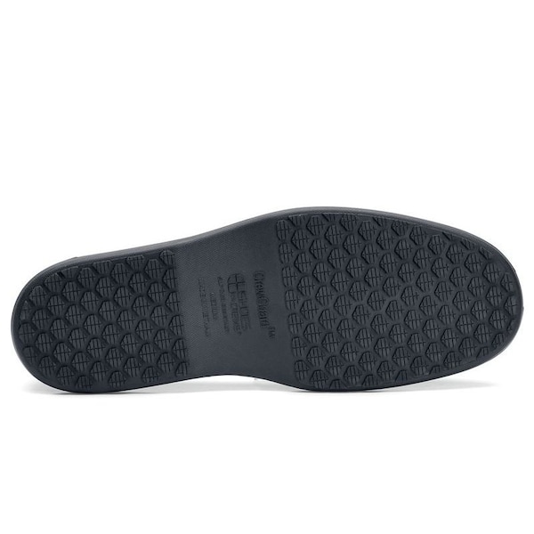 Shoes For Crews Overshoes, Plain Toe, Rubber, 2 in Height, Pull On Closure, SFC Mighty Grip Sole, Black, M - 50-M