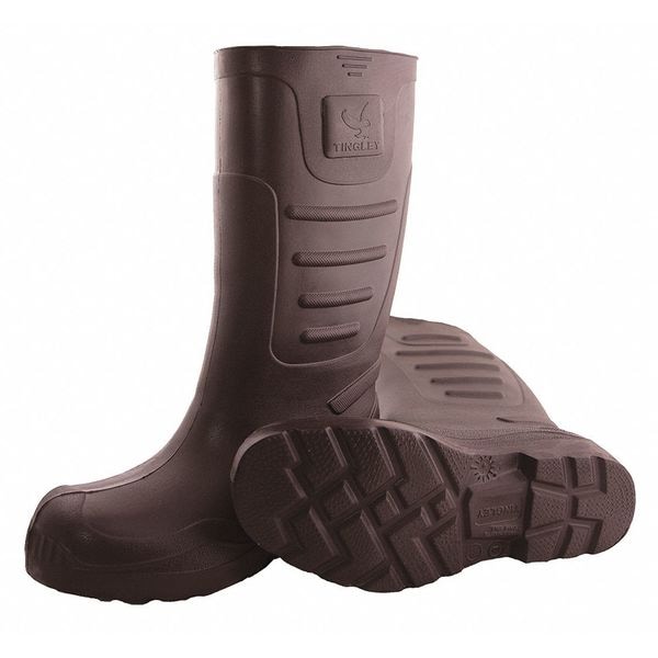 Tingley Airgo, Men's Rubber Boot, Plain Toe, M, EVA, 15" Height, Brown - 21144