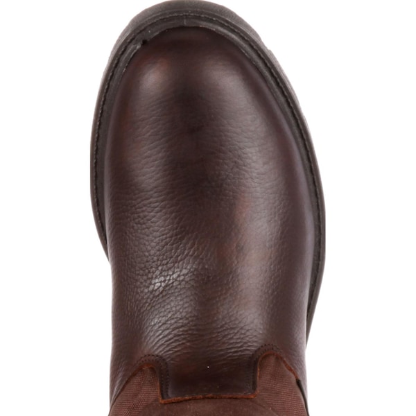 Georgia Boot Homeland, Men's Waterproof Wellington Work Boot, 11.5 M, Leather, 11 in Height, Brown - G113