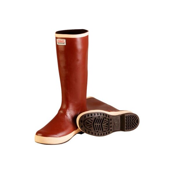 Tingley Tingley MB926B Dipped Neoprene Snugleg Boots, Brick Red/Brown, Size 6 - MB926B.06
