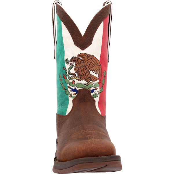 Durango Men's Western Boot, 11.5 M, Leather, 11 in H, Sandy Brown - DDB0430