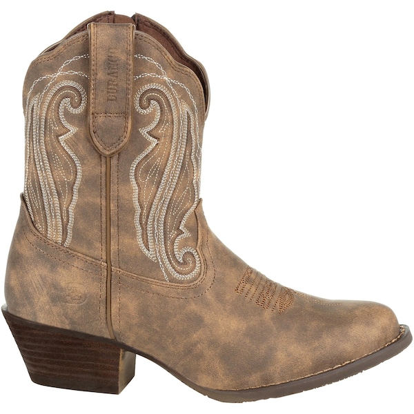 Durango Women's Western Boot, 8.5 M, Leather, 8 in H, Driftwood - DRD0372