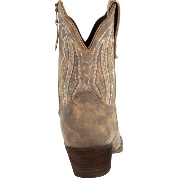 Durango Women's Western Boot, 8.5 M, Leather, 8 in H, Driftwood - DRD0372