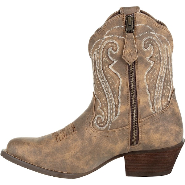 Durango Women's Western Boot, 8.5 M, Leather, 8 in H, Driftwood - DRD0372