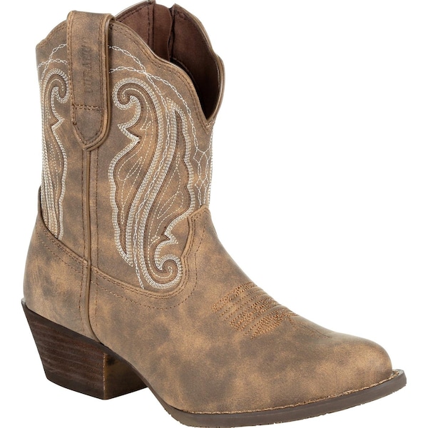Durango Women's Western Boot, 8.5 M, Leather, 8 in H, Driftwood - DRD0372