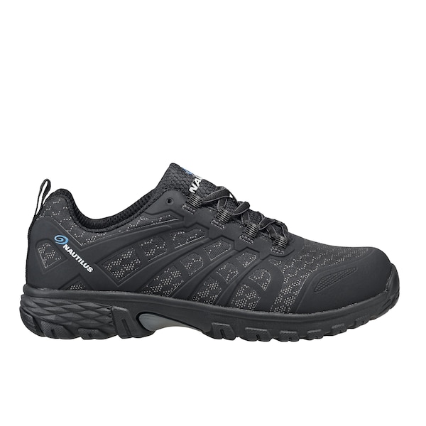 Nautilus Safety Footwear Men Aluminum Toe Size 7.5 STRATUS AT, MENS PR, Black, 7.5, Medium - N1911-7.5M