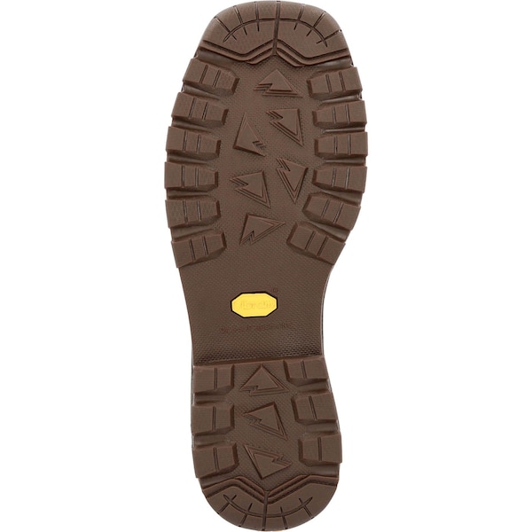 Rocky Waterproof Western Boot, 13 M, Leather, 11 in H, Brown - RKW0355