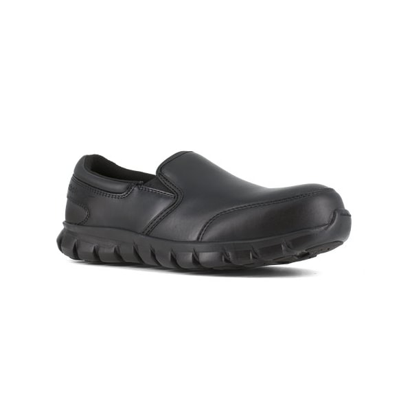 Reebok Sublite Cushion Work, Men's Composite Toe Athletic Shoe, Black, 8.5, M, RB4036 - RB4036