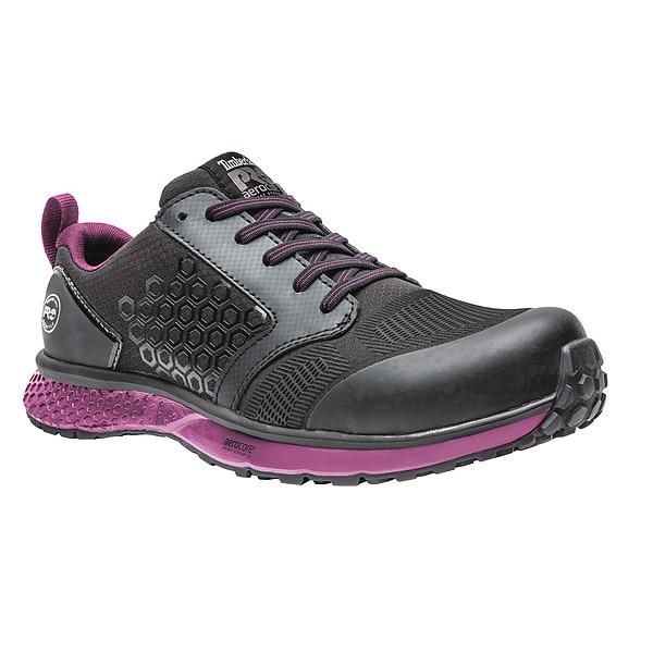 Timberland Pro Women's Athletic Shoe, Black/Purple, 7, TB1A2174 - TB1A2174001
