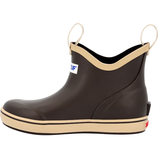 Xtratuf Kids Ankle Deck Boot, 2 M, Leather, 6 in H, Brown - XKAB900