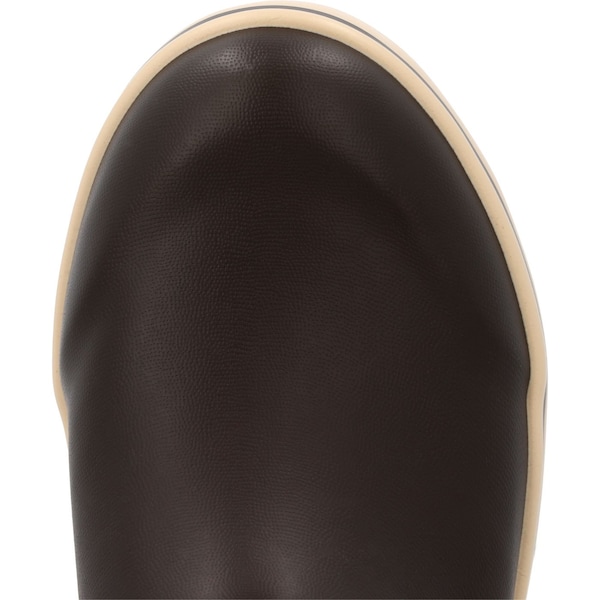 Xtratuf Kids Ankle Deck Boot, 2 M, Leather, 6 in H, Brown - XKAB900
