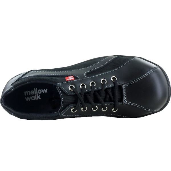 Mellow Walk Safety Womens Steel Toe, Dual Density Polyurethane Outsole, Black, 8 E - 420092BLK080