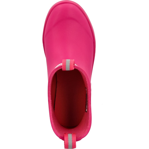 Xtratuf Kids Ankle Deck Boot, 9 M, Leather, 4 in H, Neon Pink - XKAB451C
