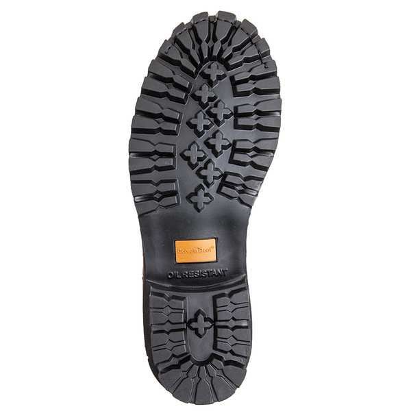 Georgia Boot Men's Waterproof Work Boot, 10 1/2 W, Steel Toe, 8 in H, Chocolate, G7313 - G7313