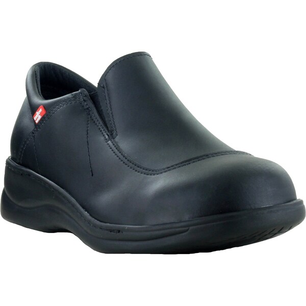 Mellow Walk Safety Womens Steel Toe, Dual Density Polyurethane Outsole, Black, 7 E - 4085BLK070
