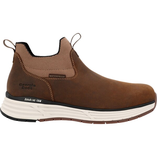 Georgia Boot DuraBlend Sport, Waterproof Chelsea Work Boot, 11 M, 5 in Height, Brown - GB00626