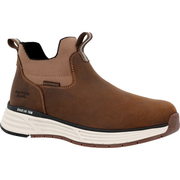 Georgia Boot DuraBlend Sport, Waterproof Chelsea Work Boot, 11 M, 5 in Height, Brown - GB00626