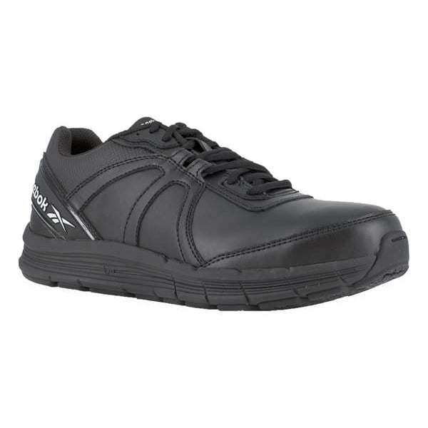 Reebok Men's Athletic Shoe, Steel Toe, Leather Upper, Rubber Outsole, Lace Up, Black, 12 4E - RB3501