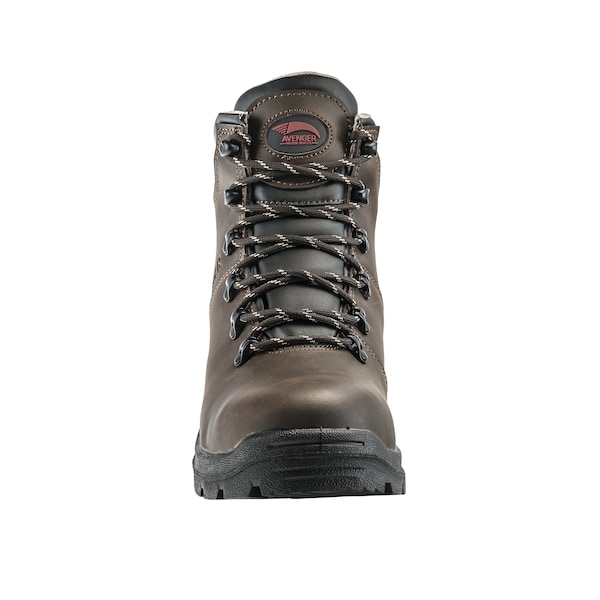 Avenger Safety Footwear Men Soft Toe BUILDER SOFT TOE PR, MENS PR, Brown, 11.5, Wide - A8625-11.5W