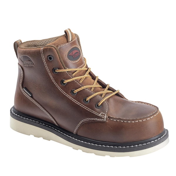 Avenger Safety Footwear Men's Carbon Nano-Fiber Toe WEDGE CN PR, MENS PR, Tobacco, 10.5, Medium, A7507 - A7507-10.5M