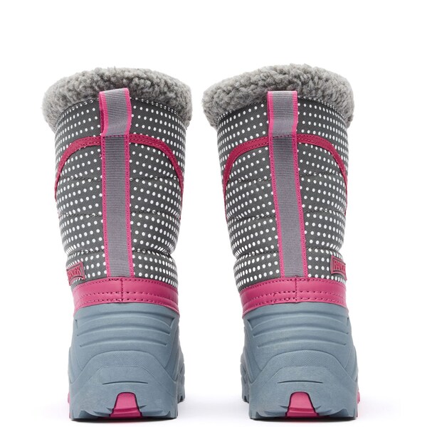 Ranger Youth Winter Boot, 1 M, 8 in H, Pink and Gray - RGSBY40