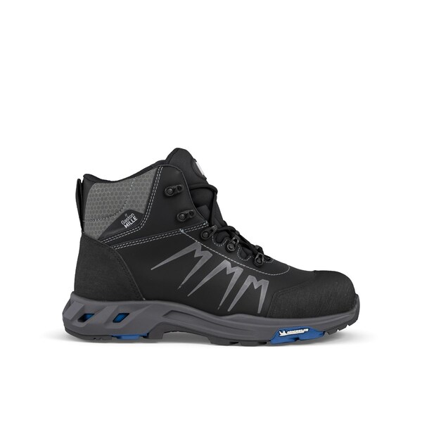 Gaston Mille Men's Fiberglass Toe Work Boot, Black, 9, M, ADHN3-9 - ADHN3-9