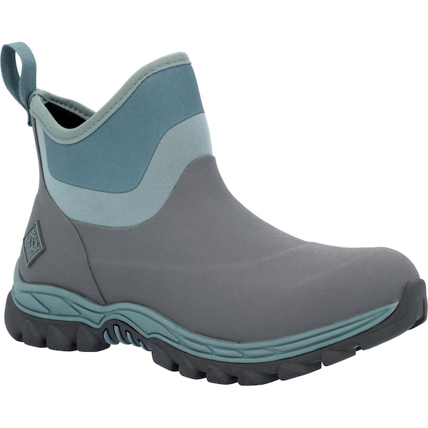 Muck Boot Co Women's Arctic Sport II Waterproof Ankle Boot, Plain Toe, 6" Height, Grey, 5 - AS2A105  M  050