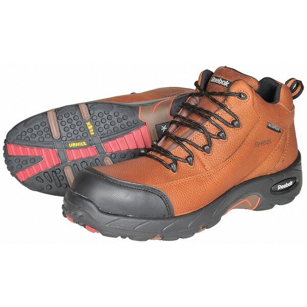 Reebok RB4444, Men's 4 in Composite Toe Hiker Boot, Brown, 9 1/2, W, RB4444 - RB4444