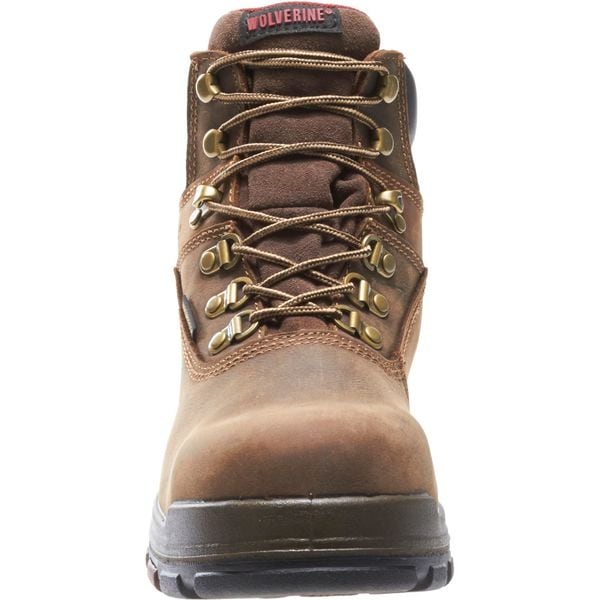 Wolverine Cabor EPX, Men's 6 in Composite Toe 6-Inch Work Boot, Dark Brown, 10 1/2, EW, W10314 - W10314