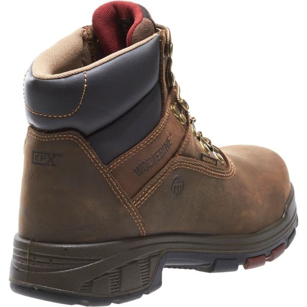 Wolverine Cabor EPX, Men's 6 in Composite Toe 6-Inch Work Boot, Dark Brown, 10 1/2, EW, W10314 - W10314