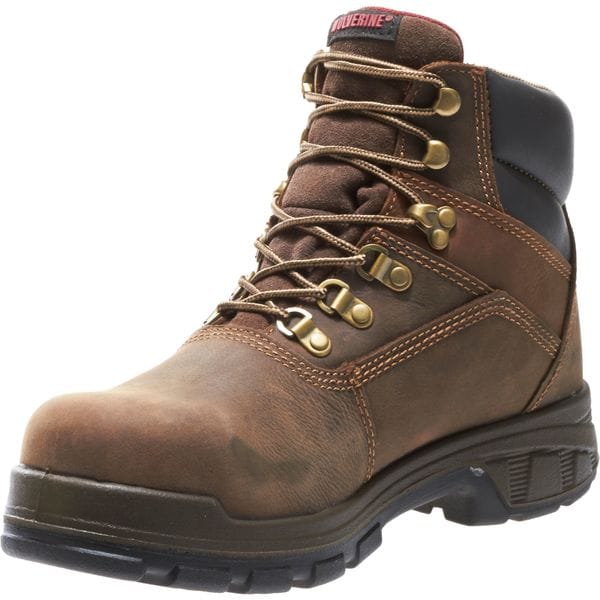 Wolverine Cabor EPX, Men's 6 in Composite Toe 6-Inch Work Boot, Dark Brown, 10 1/2, EW, W10314 - W10314