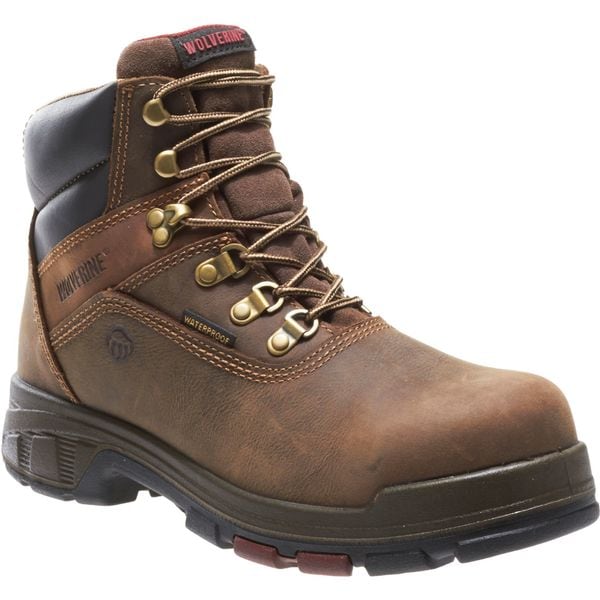 Wolverine Cabor EPX, Men's 6 in Composite Toe 6-Inch Work Boot, Dark Brown, 10 1/2, EW, W10314 - W10314