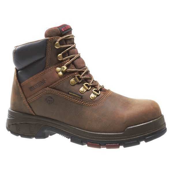 Wolverine Cabor EPX, Men's 6 in Composite Toe 6-Inch Work Boot, Dark Brown, 10 1/2, EW, W10314 - W10314