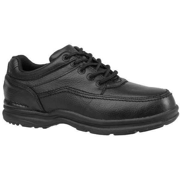 Rockport Works Men's Oxford Shoe, 14 Leather Upper, Steel Toe, Black, RK6761 - RK6761