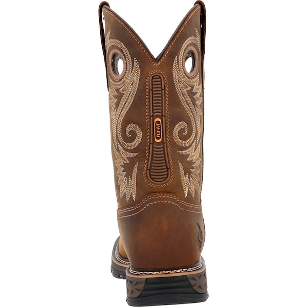 Georgia Boot Carbo-Tec FLX, Men's Waterproof Western Work Boot, 13 M, 11 in Height, Brown - GB00649
