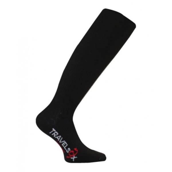 Travelsox TS 1000 Patented Graduated Compression OTC Flight Travel Socks, Black - Medium - TR459726