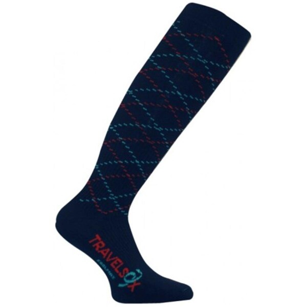 Travelsox TS 5000W Patented Graduated Compression OTC Socks 10-18 Mmhg, Navy - Large - TR459769