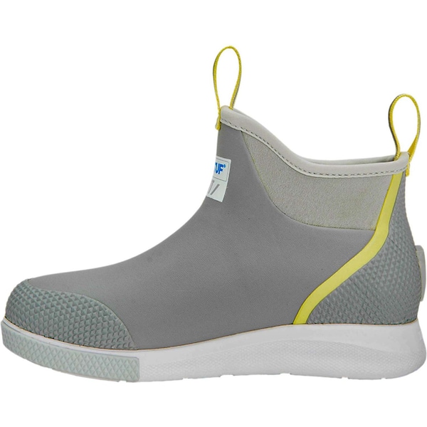 Xtratuf Women's Ankle Deck Boot, 9 M, Leather, 6 in H, Gray - ADSW108