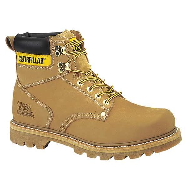 Cat Footwear Men's 6-Inch Work Boot, 9 W, Steel Toe, 6 in H, Wheat, P89162 - P89162