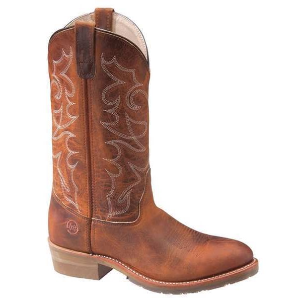 Double H Boots Men's Western Boot, 13 D, Steel Toe, 12 in H, Brown, DH1592 - DH1592 SZ: 13D