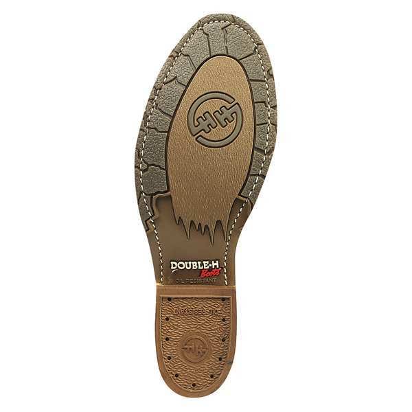 Double H Boots Men's Western Boot, 13 D, Steel Toe, 12 in H, Brown, DH1592 - DH1592 SZ: 13D