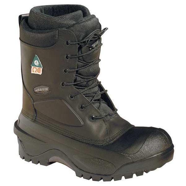 Baffin WORKHORSE (STP), Men's 8 in Composite Toe 8-Inch Work Boot, Black, 9, EE, 7157-0238-001 - 7157-0238-001