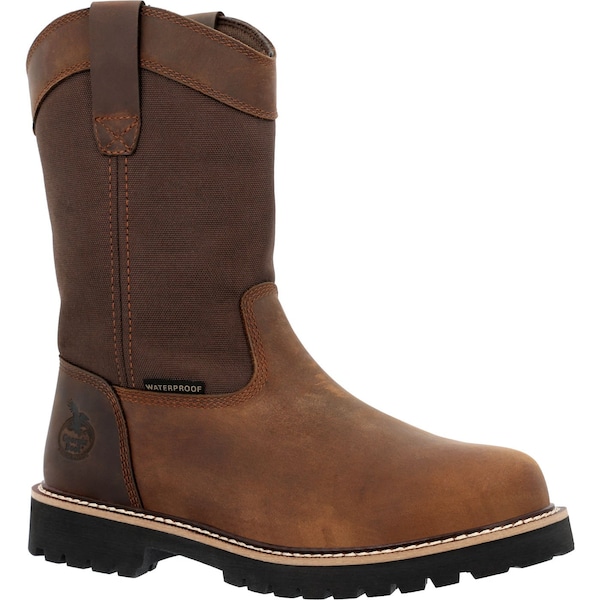 Georgia Boot Core 37, Men's Waterproof Western Work Boot, 9.5 M, 10 in Height, Brown - GB00638
