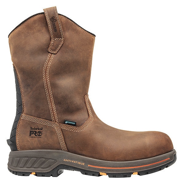 Timberland Pro Men's 10 in Composite Toe Wellington Boot, Brown, 9, W, A1XFX - TB0A1XFX214