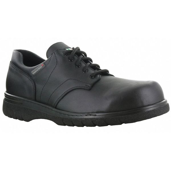 Mellow Walk Safety Shoe, Men Dress, Blk, 10Sz, 4E W, PR - 500089