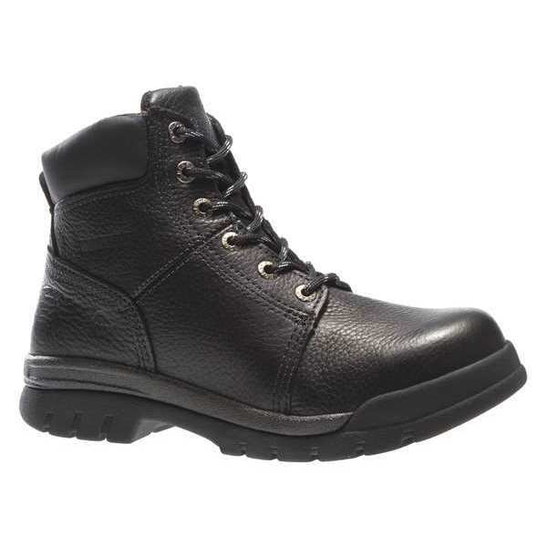 Wolverine Men's 6-Inch Work Boot, 13 XW, Steel Toe, 6 in H, Black, W04714 - W04714