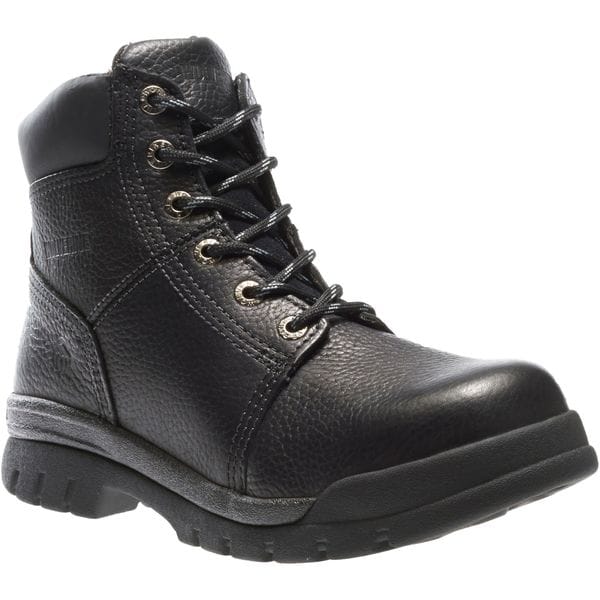 Wolverine Men's 6-Inch Work Boot, 13 XW, Steel Toe, 6 in H, Black, W04714 - W04714