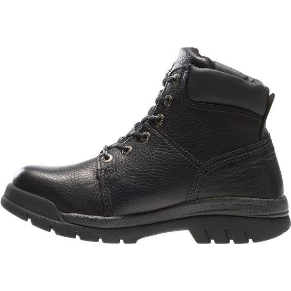 Wolverine Men's 6-Inch Work Boot, 13 XW, Steel Toe, 6 in H, Black, W04714 - W04714